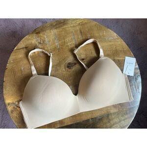 Auden Women's Beige Nursing Full Coverage‎ Bra Size 38D NEW Multi Way